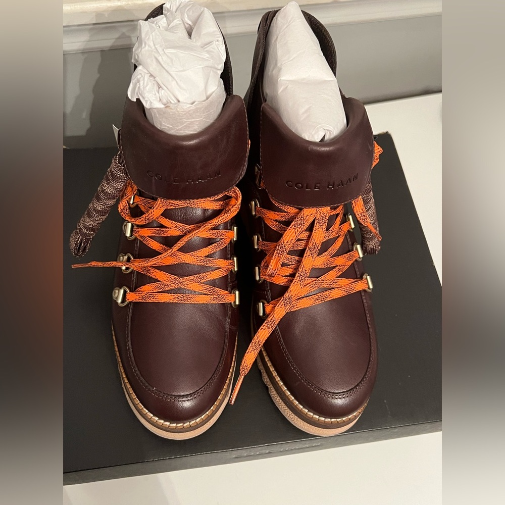 Cole Haan women wedged hikers bots NWT size 7.5